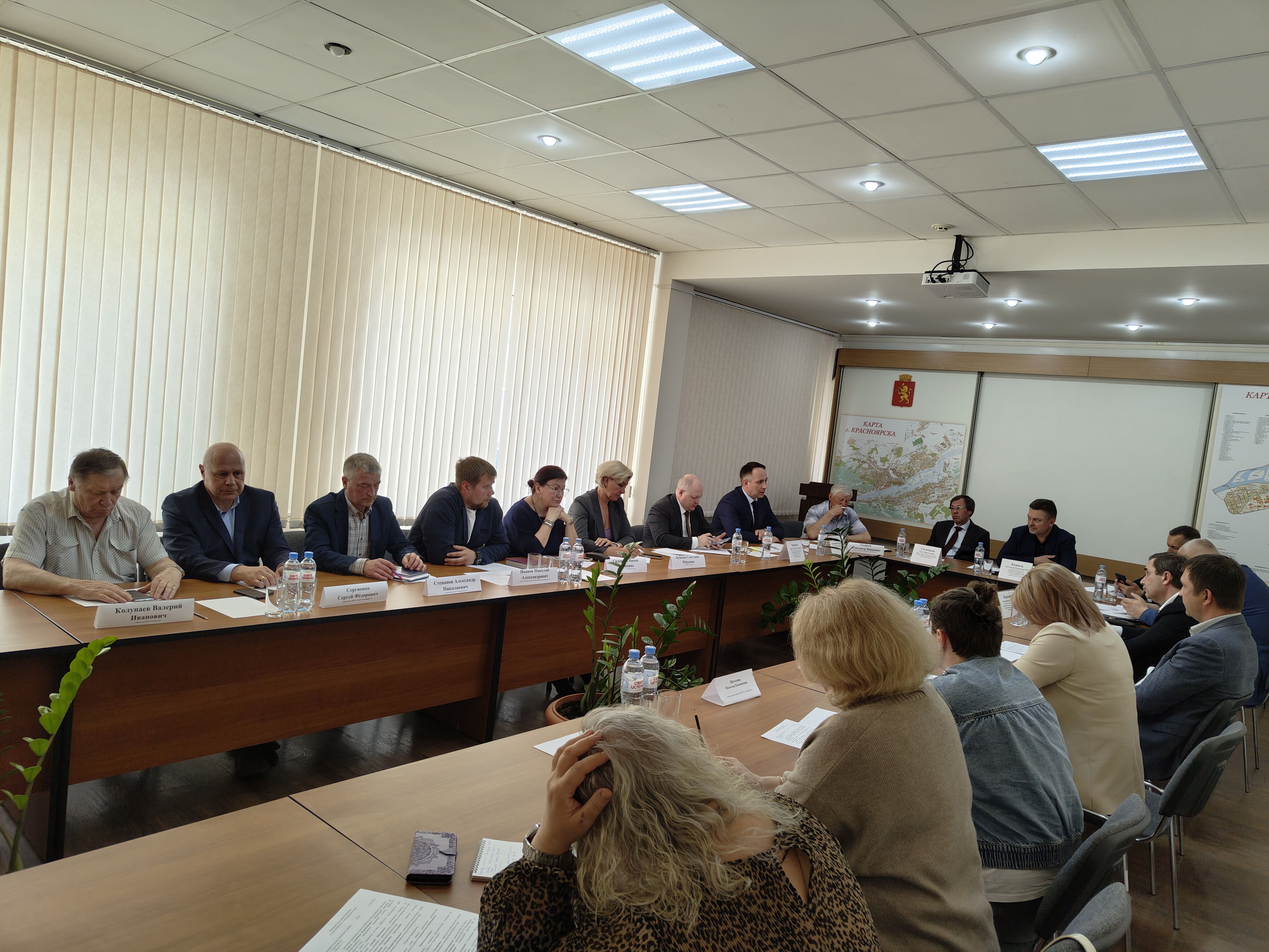 Участники выездного заседания, Ленинский район г. Красноярска